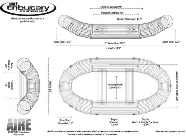 Tributary HD 14 Self Bailing Raft 5 Tributary HD 14 Self Bailing Raft - Image 5