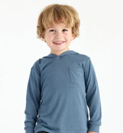 Toddler Bamboo Shade Hoody -surf sale shade hoody slate blue toddler 3